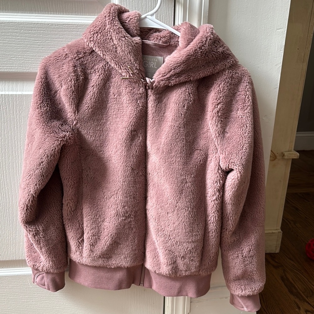 Athleta dusty rose So Snug Sherpa Jacket